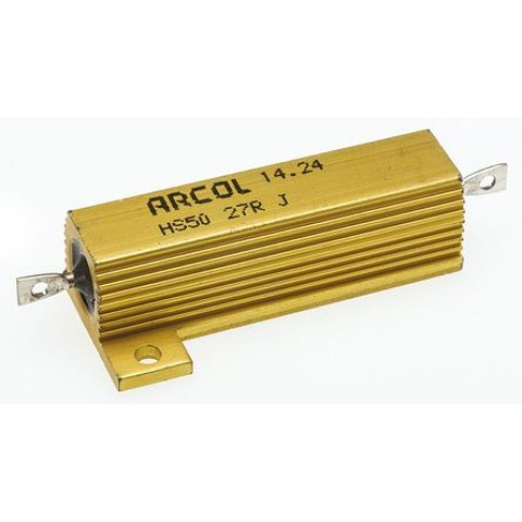 HS 50W 27R J HEATSINK RESISTOR 5% 